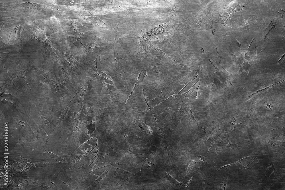 abstract grey textured background. distressed scratched rough message board. copy space concept - obrazy, fototapety, plakaty 