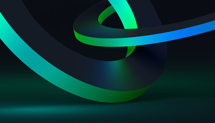 Wall Mural - abstract 3d rendering of a modern geometric background. minimalistic design for poster, cover, brand