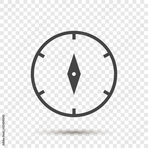 Vector Icon Of The Compass Illustration Of A Compass Symbol For