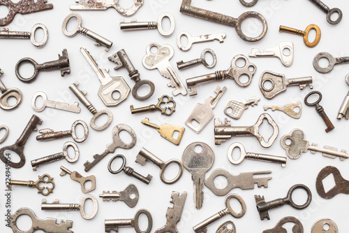 Cuadros en Lienzo old keys - small retro key collection