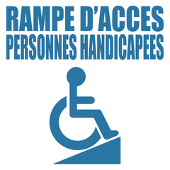 Sticker - Logo rampe d'accès.