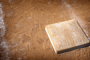 Wall Mural - base on baseball field