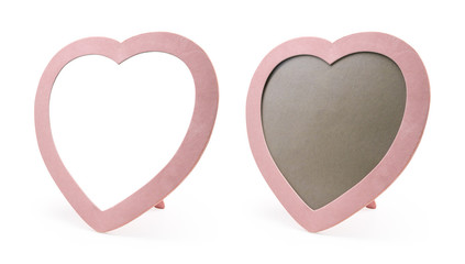 Poster - Photo frame on isolated background with clipping path. Cute picture border for montage or your design.