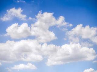 Wall Mural - Clouds and blue sky Bright and beautiful