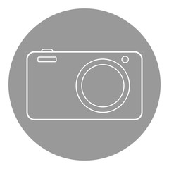 Wall Mural - Camera icon. Vector.