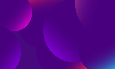 Wall Mural - trendy background,composition with round gradient shapes