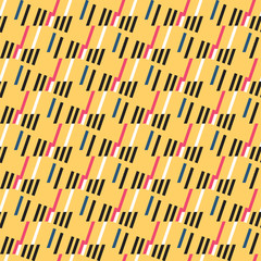 Wall Mural - vector seamless pattern of abstract diagonal stripes.