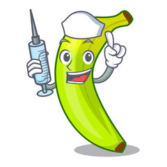 Sticker - Nurse character natural fruit fresh green banana