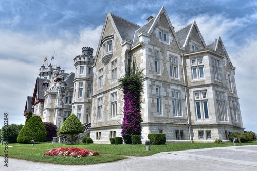 Fotografie, Tablou Magdalena Palace, headquarters of the Universidad Internacional Menendez Pelayo