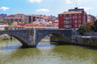 San Anton bridge is an arch bridge in Bilbao, Spain