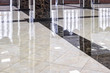 © scaliger - Clean shiny marble floor in commercial office, cleaning service concept