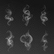 © Kateina - Vector set of realistic transparent smoke effects - cigarette smoke, coffe or hot tea steam