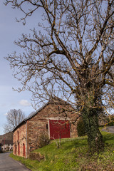 Poster - Lanteuil (Corrèze, France) - Grange pittoresque