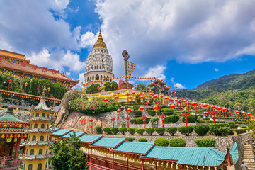 Kek Lok Si Temple on Penang island, Georgetown, Malaysia