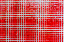 Red Tiles Background
