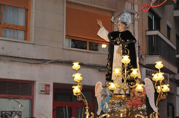 San Vicente Ferrer at the Festivities of San Miguel de Llíria, Valencia, Spain