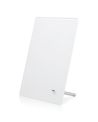 Poster - Clipping paths Mirror photo frame isolated on white background. Transparent picture frame for your design.