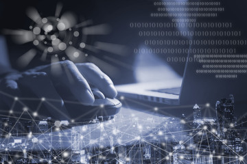 internet network technology concept