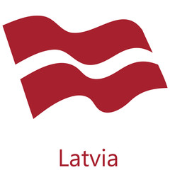 Latvia flag vector