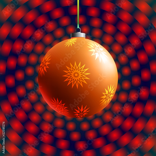 Fotografía Colorful glass ball on creative and bright background