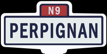 PERPIGNAN - Ancien Panneau Entrée D'agglomération