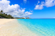 Public Paradise beach in Nassau, Bahamas.