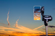 Using smartphone on tripod to capturing stunning sundown