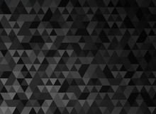 Abstract Black Triangular Geometric Shape Background