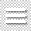 © fokas.pokas - Hamburger menu. Web icon. White icon with shadow on transparent