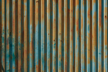 Metal Texture Vintage Background - Old  Rusty Wall -