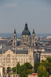 Panoramic picture from the Budapest Gellertberg towards the old town with the parliament.