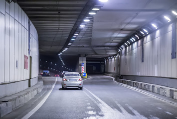 Wall Mural - cars leaving tunnel