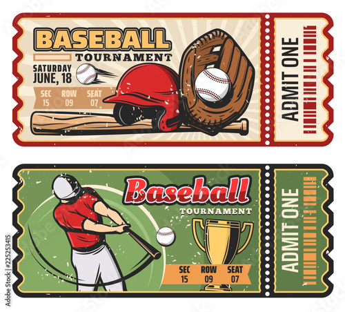 Dekoracja na wymiar  wektor-retro-bilety-na-mecz-baseballu-sportowego