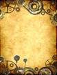 © frenta - Grunge background with metallic frame