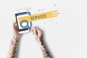 Poster - Customer Satisfaction Service Care Online Service