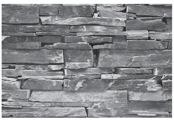 Geometric Stone Wall Vector Bricks Photo