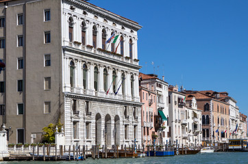 Poster - Palaces on Grand Canal, Venice, Italy