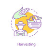 © IMG visuals icons - Harvesting concept icon