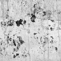 Canvas Print - Dirty white wall with mold