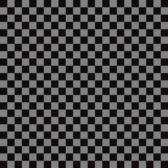 Canvas Print - Black and white checkered abstract background