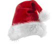 © Valeri Luzina - Santa Claus red hat isolated on white background