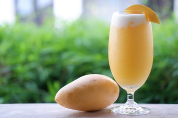 Poster - fresh mango smoothie