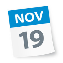 November 19 - Calendar Icon