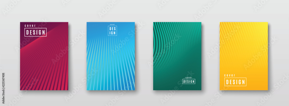 Abstract background with color line texture. Bright pattern poster ...