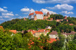 Landshut, historical Burg Trausnitz castle and Old Town, Bavaria, Germany