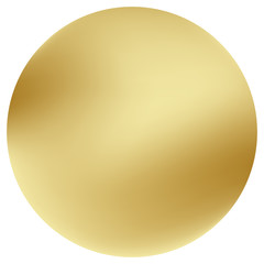 Wall Mural - vector gold blurred gradient style circle background. abstract smooth colorful illustration, social 