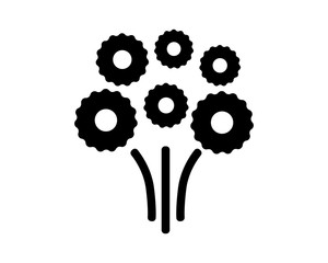 Wall Mural - black Celebration fashion image vector icon logo symbol