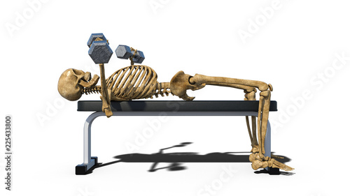Skeleton Bench Square Blank Template Imgflip