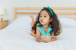 © SHUTTER DIN - a children sleeping on the white bedroom