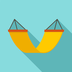 Wall Mural - rest hammock icon. flat illustration of rest hammock vector icon for web design